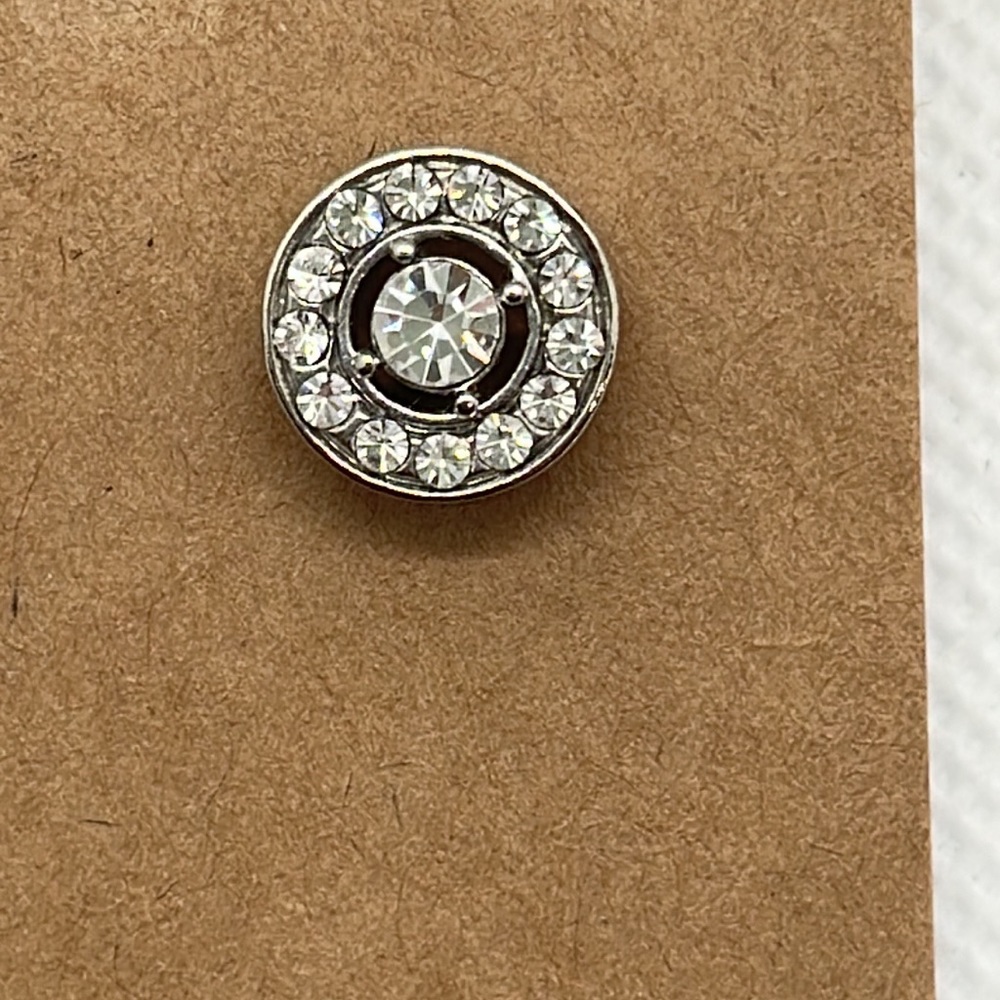Rhinestone earrings - Picture 2 of 5